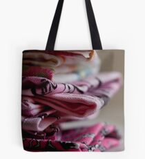 Pink Hankies in a pile Tote Bag