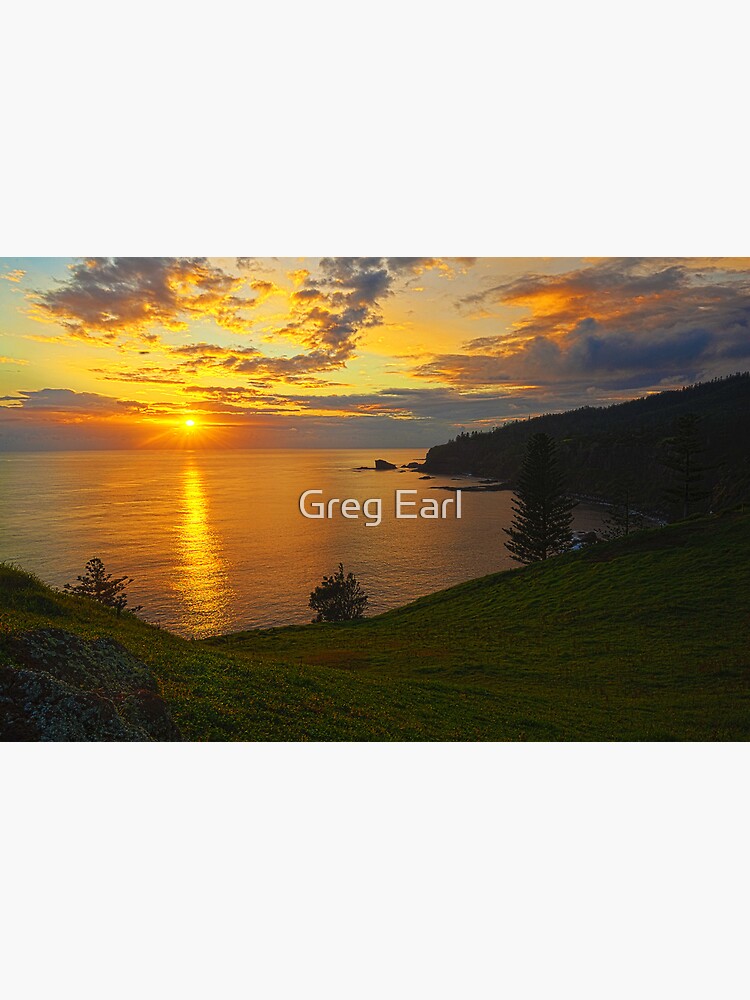 Duncome Bay Sunrise - Norfolk Island by GregEarl