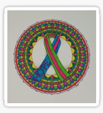 Mandala for Metastatic Breast Cancer Sticker