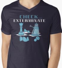 Check Exterminate Men's V-Neck T-Shirt