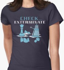 Check Exterminate Women's Fitted T-Shirt