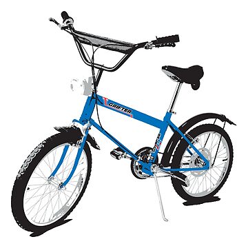 Blue cheap grifter bike