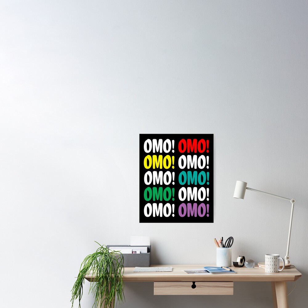 "Omo! Korean Phrase" Poster by MadamSasami | Redbubble