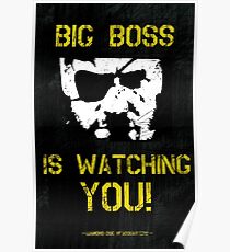The Phantom Pain Big Boss is Watching You Poster