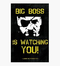 The Phantom Pain Big Boss is Watching You Photographic Print