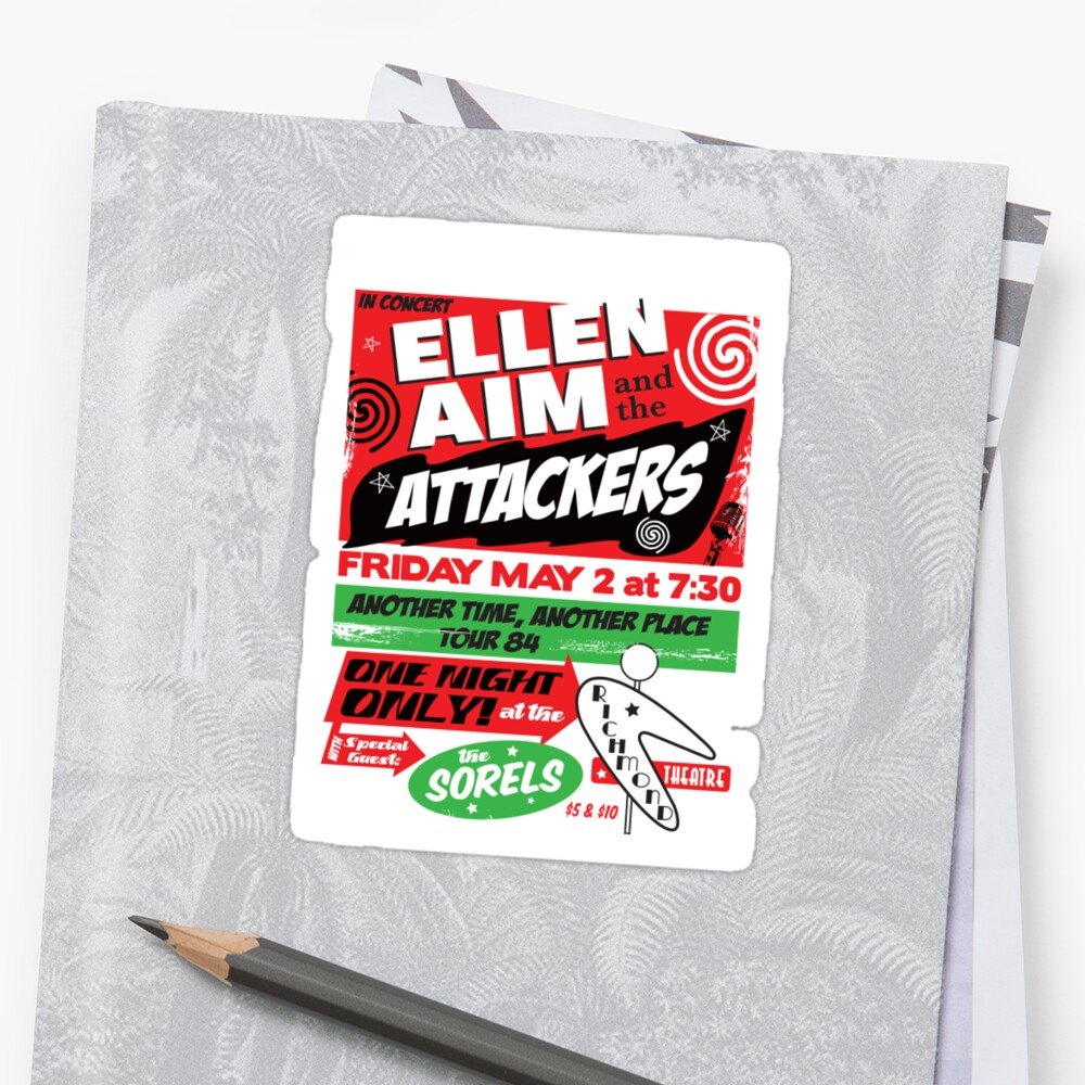 ellen aim and the attackers t shirt