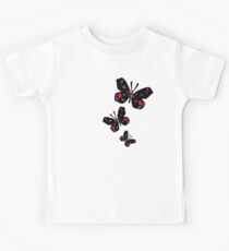 colorful butterfly vector graphic art Kids Tee