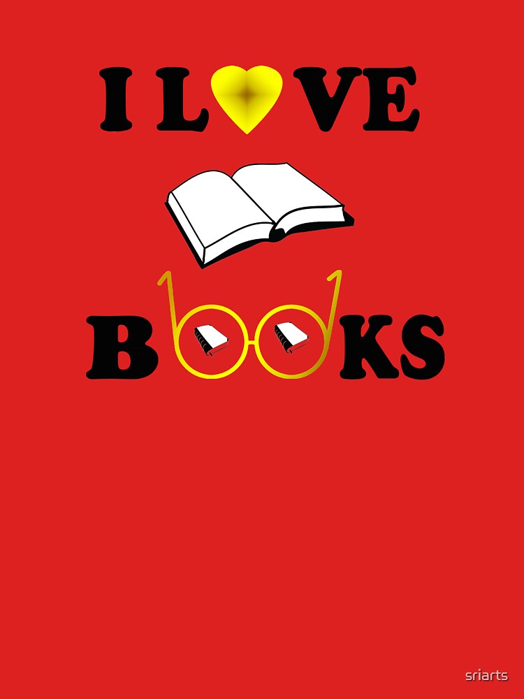 i love books tshirt