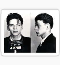 Frank Sinatra Mug Shot Sticker