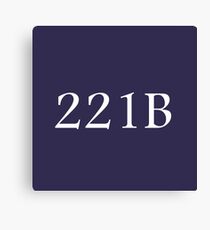 221B - Sherlock Holmes Canvas Print