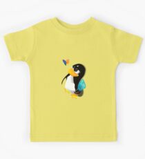 What are you doing, Tux? Kids Tee