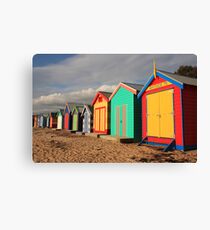 Brighton beach boxes Canvas Print