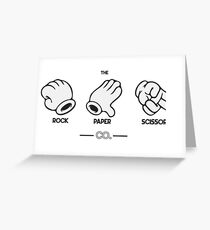 The Rock, Paper, Scissors Co. Greeting Card