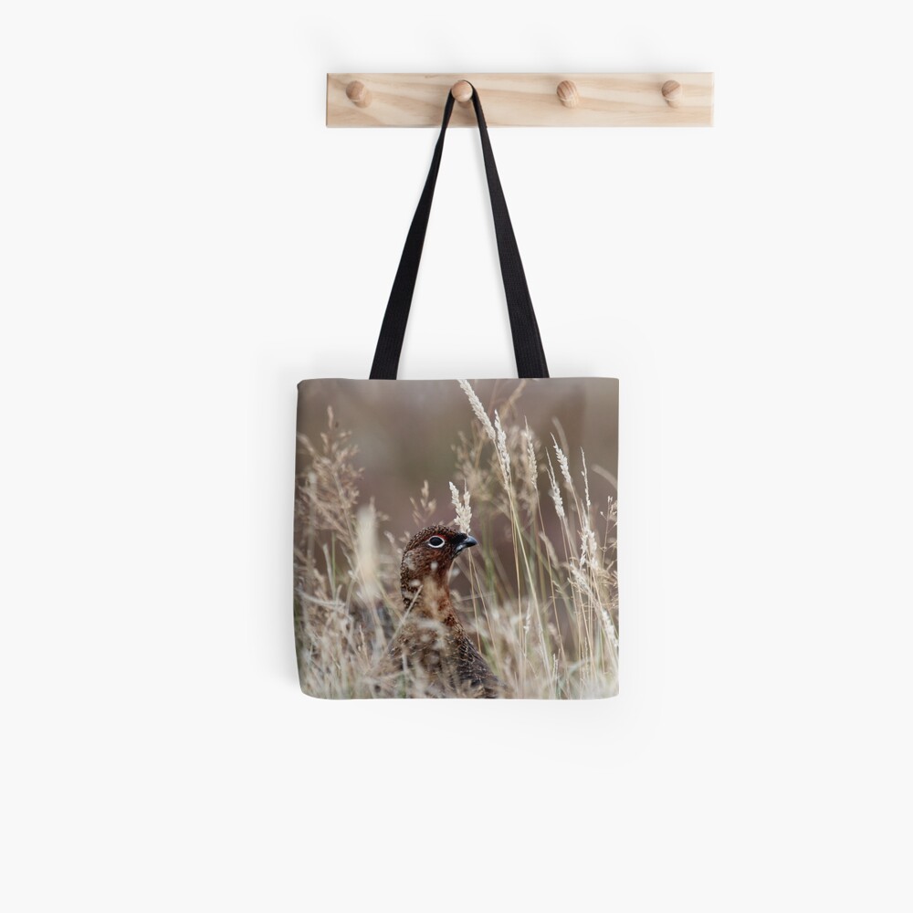 Grouse pose Tote Bag