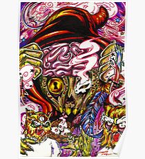 Starving Artist with a Devious Mind Poster