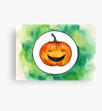 Halloween Jack-o'-lantern Canvas Print