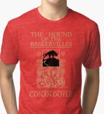 Hound of the Baskervilles Book Cover Tri-blend T-Shirt
