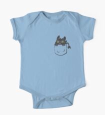 Pocket Toothless One Piece - Short Sleeve