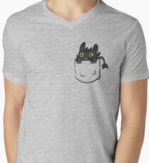 Pocket Toothless Men's V-Neck T-Shirt