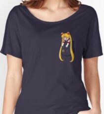 Little Pocket Moon Women's Relaxed Fit T-Shirt