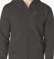 Little Pocket Cactuar Zipped Hoodie