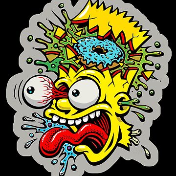 Sad bart Sticker by emxlix