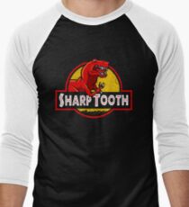 Sharp Tooth T-Shirt (Jurassic Park) Men's Baseball ¾ T-Shirt