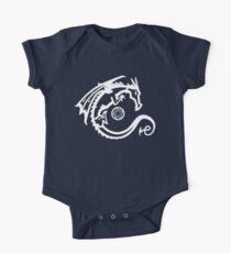 Dragon and Stone (for dark t-shirts) One Piece - Short Sleeve