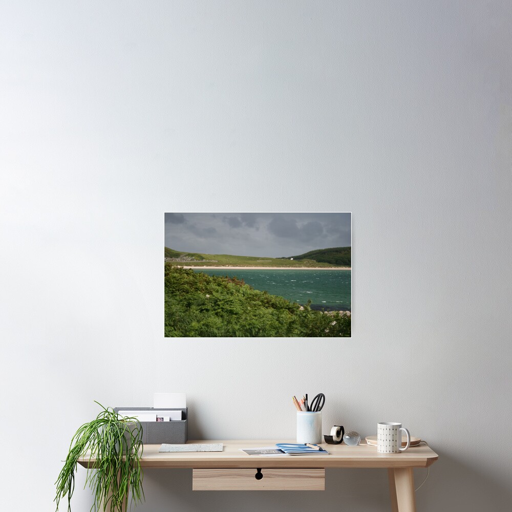 Blue-green sea Poster