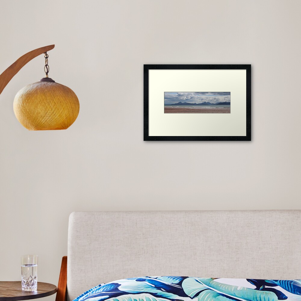 Applecross panorama Framed Art Print
