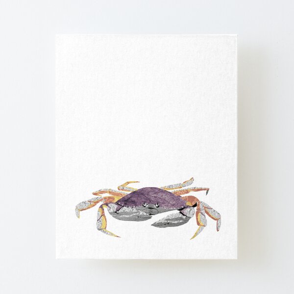 Crab - Laudea Martin Canvas Mounted Print