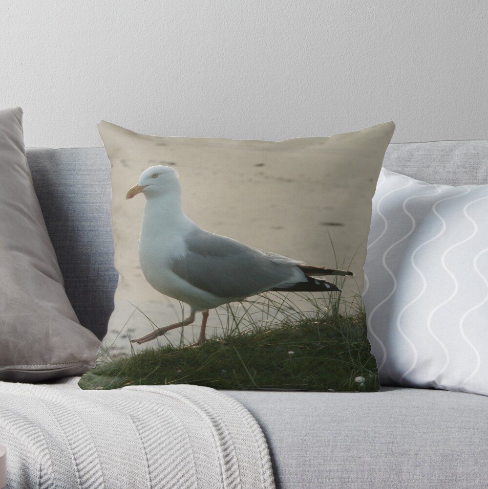 Pacing Throw Pillow