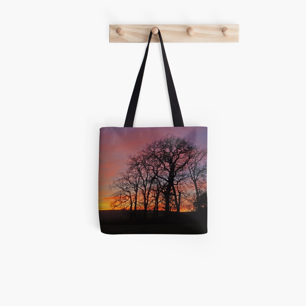 Sunset silhouette Tote Bag