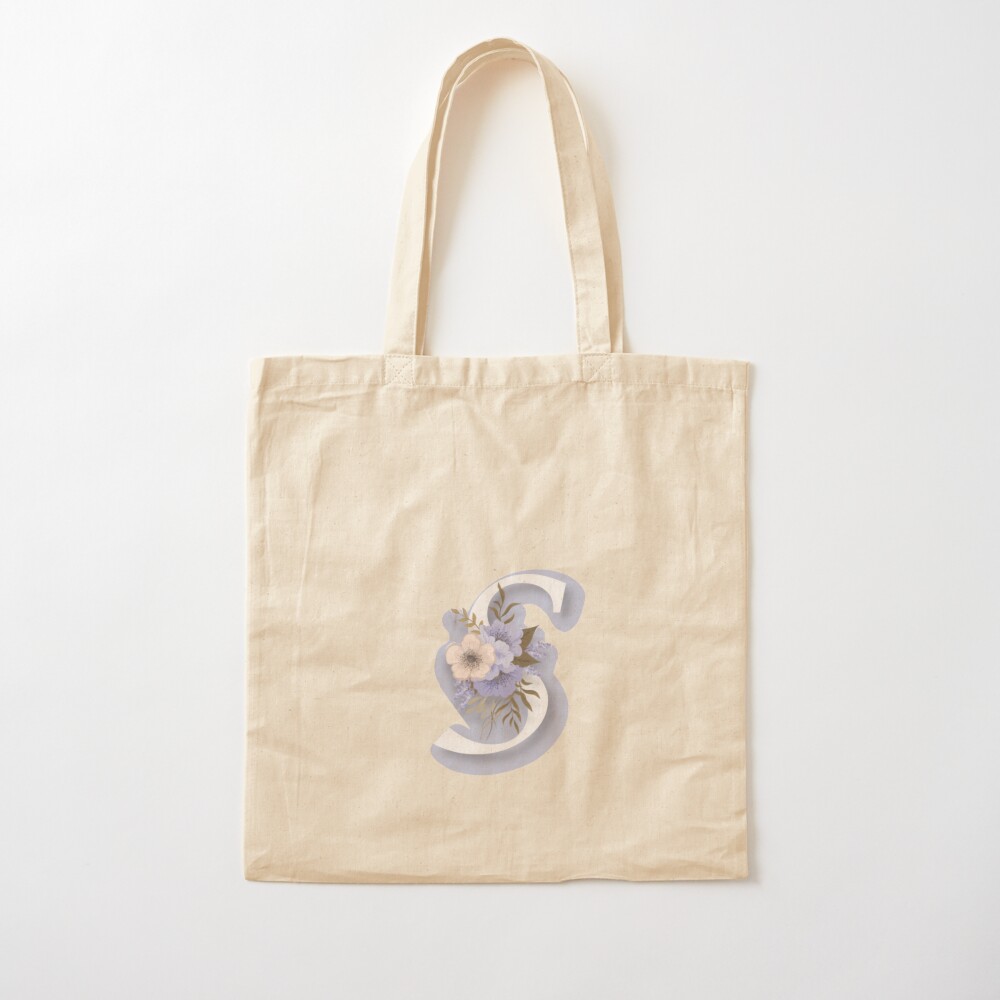 violet fox monogram tote