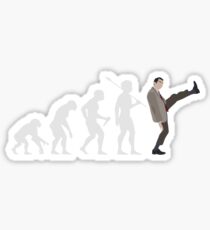 Evolution of Bean (White) Sticker