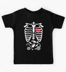 Scary Halloween X-Ray costume candy Kids Tee