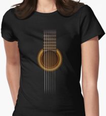 Full Guitar Women's Fitted T-Shirt