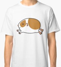 Smooth Leaping Guinea-pig ... Brown and White Classic T-Shirt