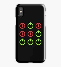 Power Up! Power Off! Hacker Glider Symbol iPhone Case