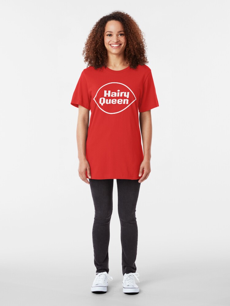 Alternate view of Hairy Queen Slim Fit T-Shirt