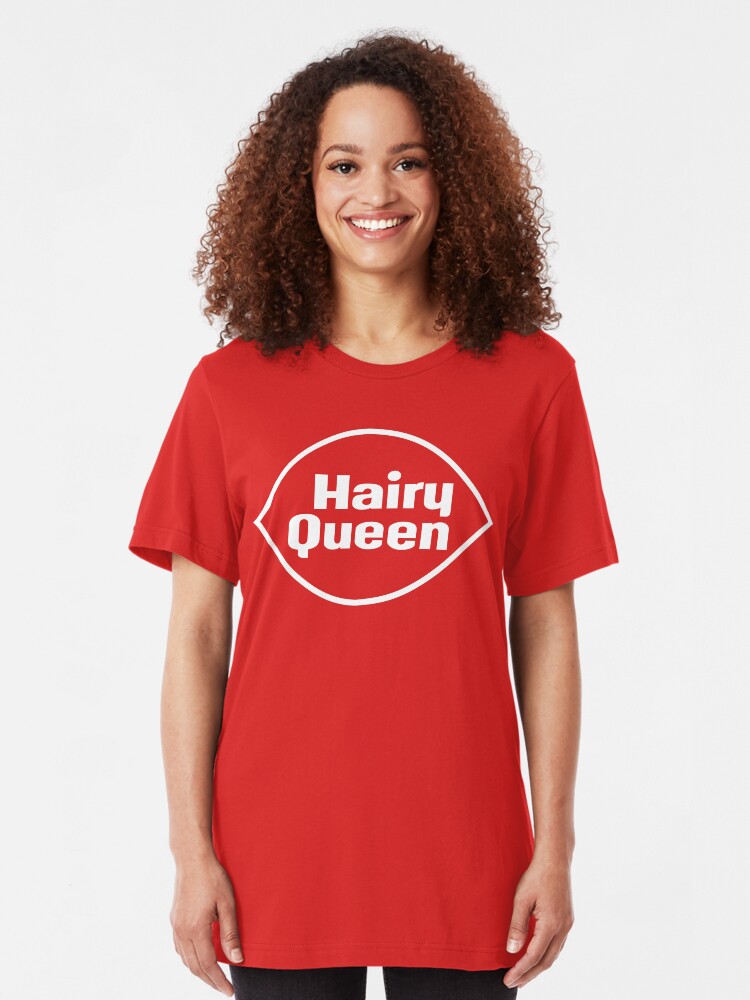 Alternate view of Hairy Queen Slim Fit T-Shirt
