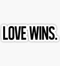 LOVE WINS. Sticker