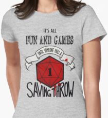 Its All Fun And Games Women's Fitted T-Shirt