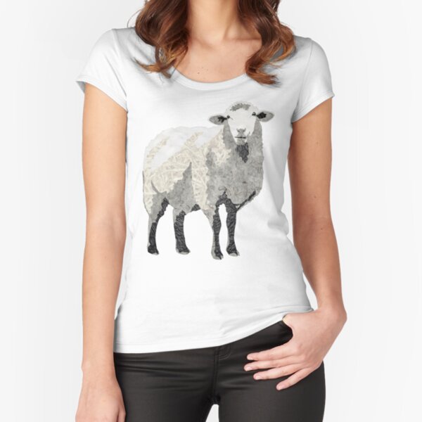 Sheep - Laudea Martin Fitted Scoop T-Shirt