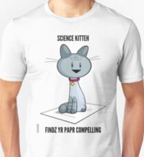 Science Kitteh is reviewing your latest paper Slim Fit T-Shirt