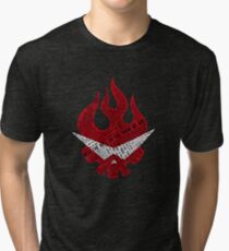 Gurren Lagann Typografie Vintage T-Shirt