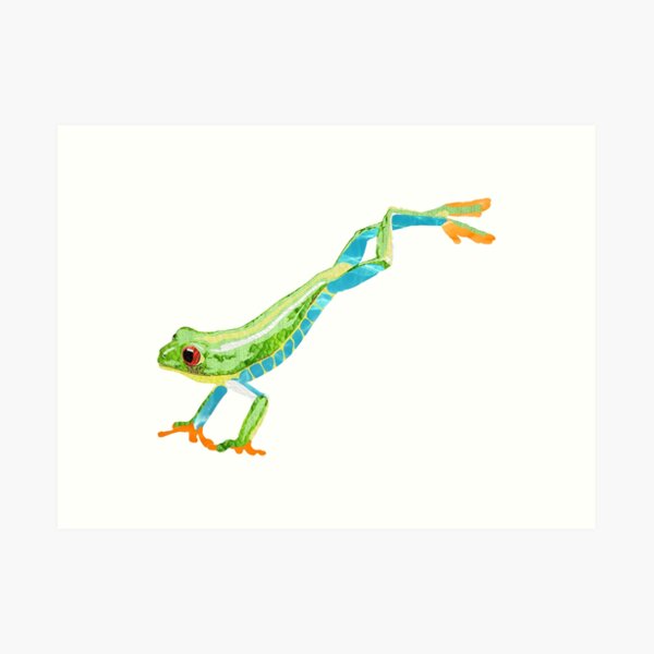 Frog - Laudea Martin Art Print