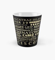 Berühmte Wahrzeichen von San Francisco Tasse (konisch)
