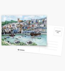 "In with the Catch" - Brixham, Devon Postcards