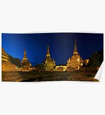 Magic Hour at Ayutthaya Poster